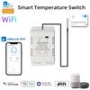 eWeLink Smart Temperature & Humidity Switch, Compatible with Alexa & Google Voice