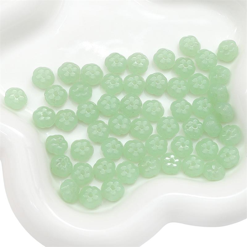 10 шт. хрустальные бусины в виде тыквы и сливы, свободные бусины-разделители для DIY браслета, ожерелья, изготовления ювелирных изделий