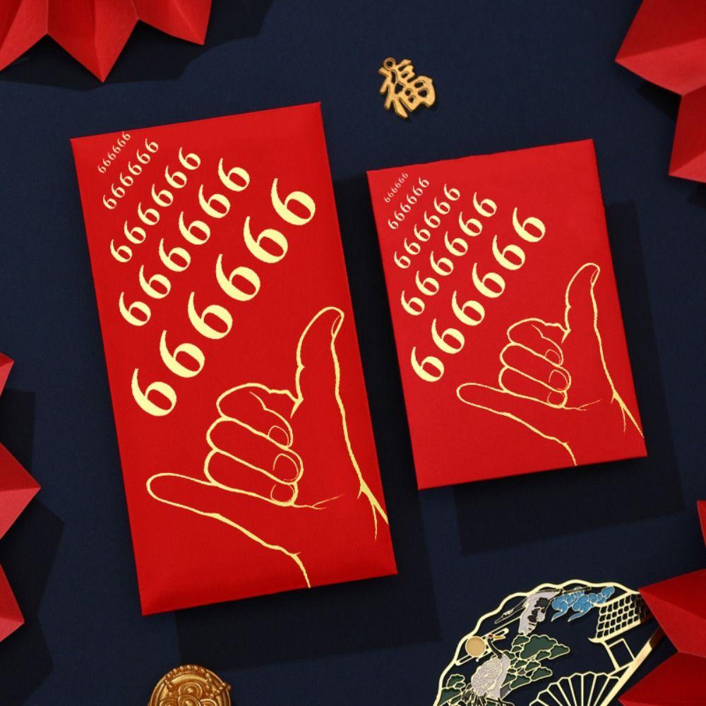 Новогодний мешочек с благословениями Красный конверт Мешочек для денег на удачу Мешочек с благословениями Красный кармашек Украшение для дома