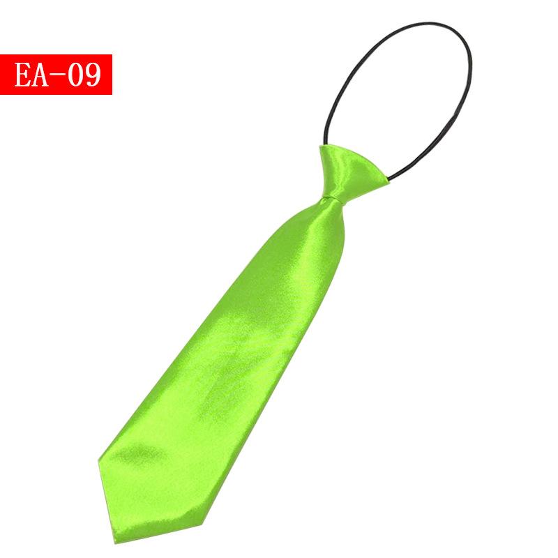 Детский однотонный маленький галстук для мальчиков и девочек, простой, короткий, эластичный, для малышей, детей, учеников начальной школы