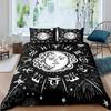 Sun and Moon Duvet Cover Twelve Constellations Duvet Cover Universe Theme Bedding Set for Kids Boys Girls Teens Gifts Room Decor
