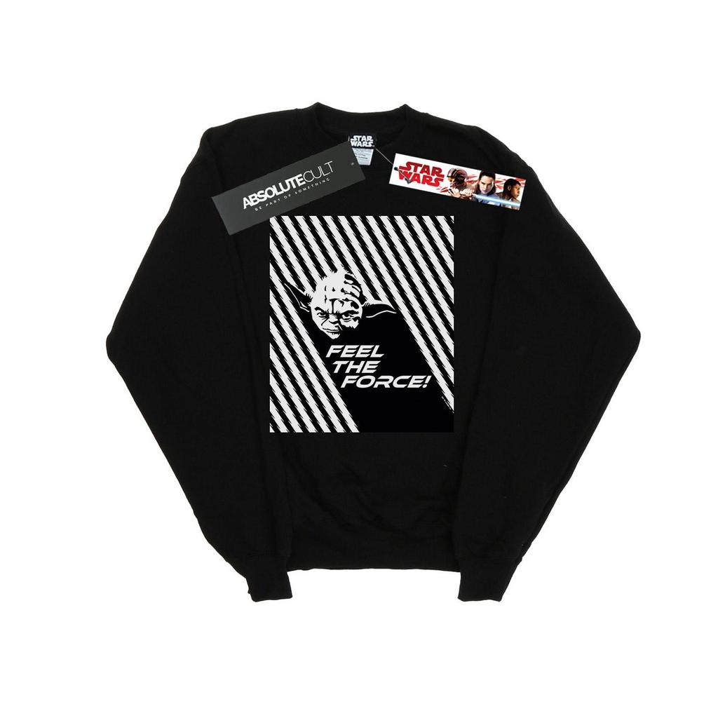 Star Wars Mens Yoda Feel The Force Sweatshirt