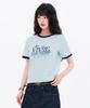CHASECULT Women'S Slub Ringer Short Sleeve T-Shirt-Fbrg5892D0S