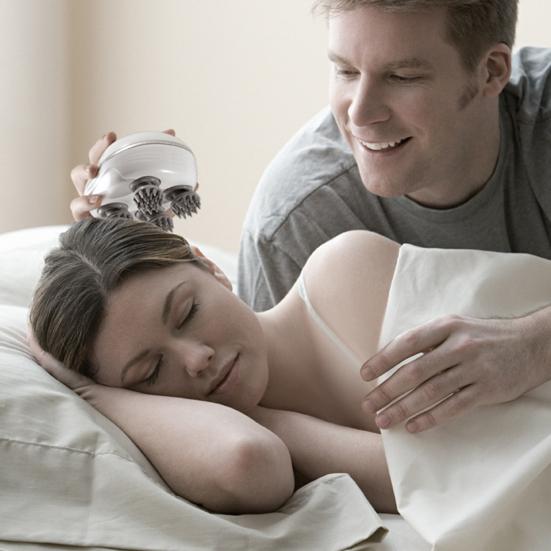 Electric Scalp Head Massager Rechargeable Waterproof Massager for Head Body Promotes Blood Circulation Relieves Pain Muscle Tension Scalp Massager