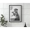 Brushing Teeth Animal Art Poster Lion Monkey Horse Rabbit Dog Cat Eagle Funny Bathroom Wall Stickers Bathroom Animals Home Decor