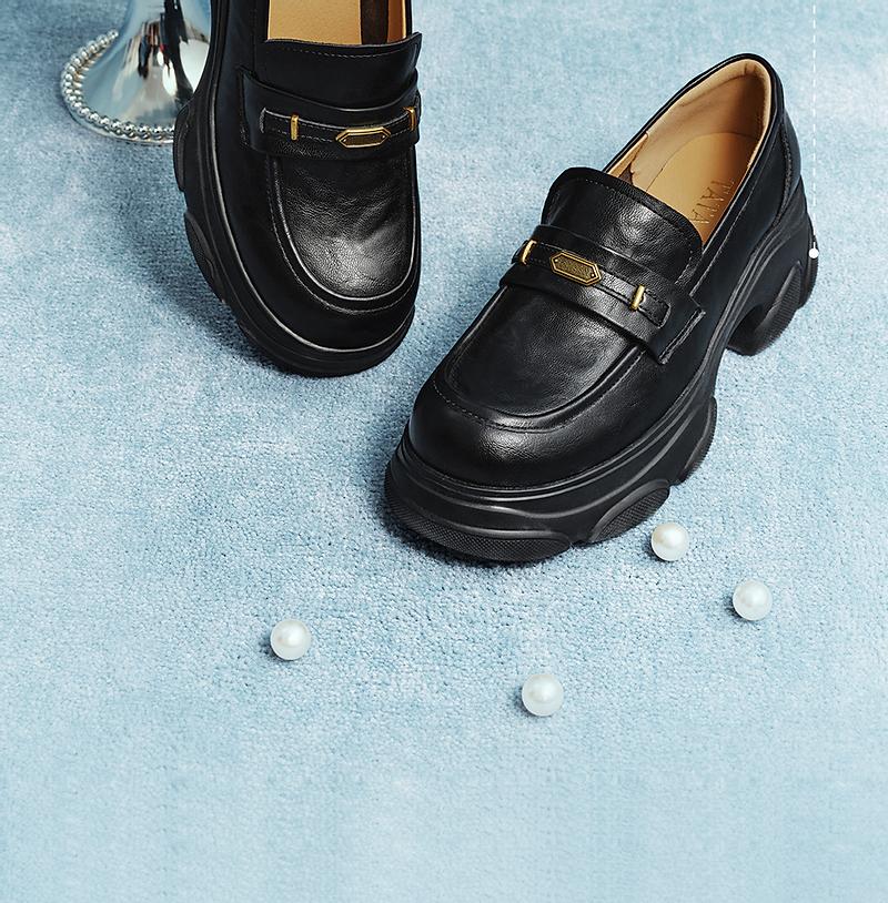 TATA/He She 2026 Spring Fashion Leisure Versatile Loafers