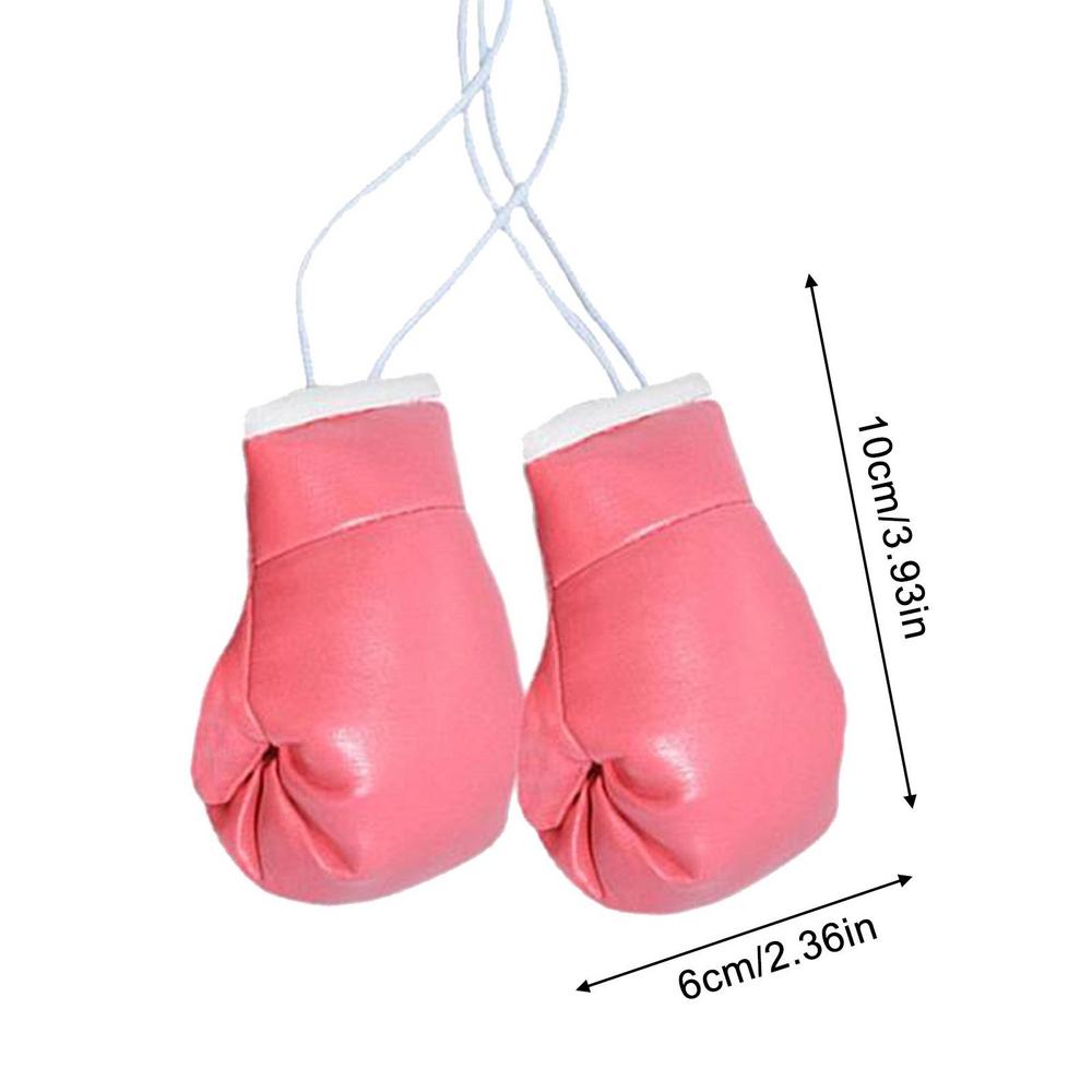 Мини боксерские перчатки, украшения для автомобиля, 2 шт., боксерские перчатки для зеркала автомобиля, боксерские перчатки для дома, украшения для сумки автомобиля