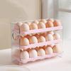 Plastic Egg Storage Box Space Saving Egg Storage Tray Durable Egg Container  Refrigerator
