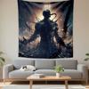 "Dark Symbiote with Dramatic Glow" Patterned Tapestry Decorative Wall Hanging, Home Bedroom Living Room Decor