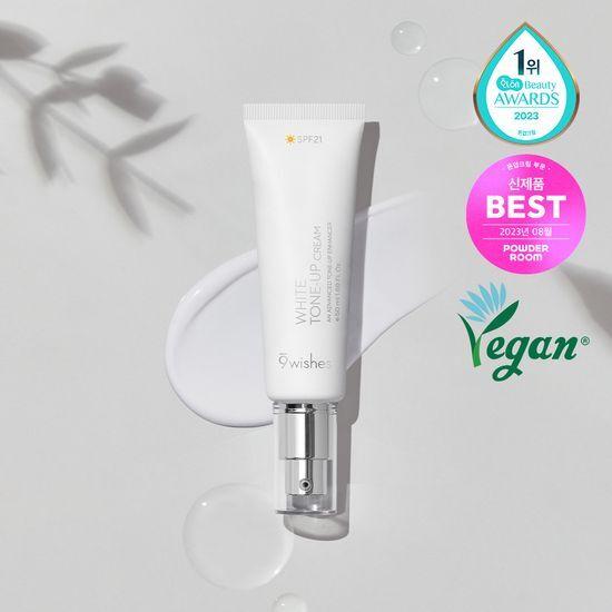 Nine Wishes Веганский крем-тонизатор White Tone-Up Cream 50 мл