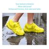 1 Pair Rubber Rain Boot Overshoes For Outdoor Use, Silicone Waterproof Shoe Covers, Rainy Day Shoe Cover, Reusable Non-Slip Rain