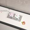 Self-Adhesive Toilet Tank Button Flower Shape Water Press Flush Button  Bathroom Decor Accessories