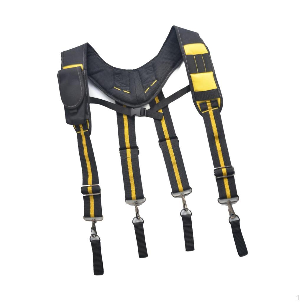 Tool Belt Suspender Duty Harness Strap Equipment Pouch Work for
