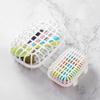 2pcs White Dishwasher Soaking Box Plastic Cutlery Cleaning Basket Fork