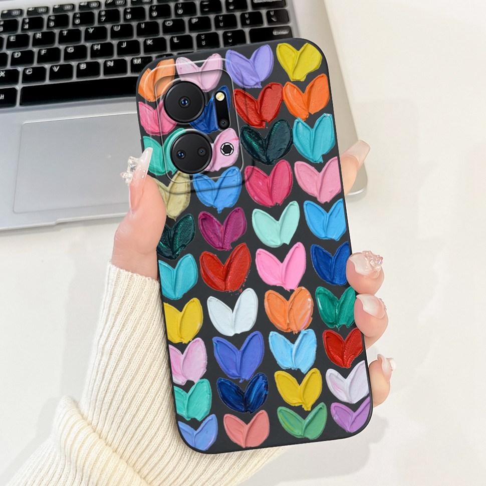 Роскошный painted чехол для Honor X7a 4G Case 2023 Силиконовый мягкий Fundas Чехол для телефона для Honor X7A X 7a HonorX7a Coque Capa