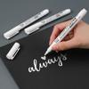 1 Pc White Marker Pen Paint Oily Waterproof Tire Painting Graffiti Pens
