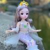 30 см кукла-русалка BJD с одеждой, головные уборы, 13 суставов, модная принцесса, платье русалки для маленьких девочек, аксессуары для кукол, игрушка своими руками в подарок