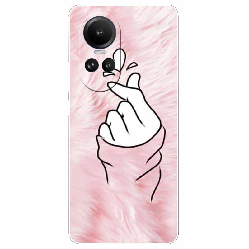 Чехол для Oppo Reno 10 5G CPH2531 Силиконовый Расписной Кот Животные ТПУ Мягкий Мраморный Coque для Oppo Reno10 Pro 5G CPH2525 Чехол для Телефона