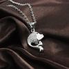 S Dolphin Necklace for Women's Clavicle Chain Niche Design Fashionable Simple Light Luxury Pendant for Women's Necklace