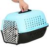 Cage de transport pour animaux - SPRINGOS® - 48 x 28 x 33 cm - Plastique - Bleu - 1,1 kg