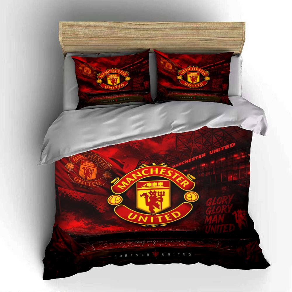 Yellow Soccer Bedding Set Bedding Duvet Cover Set Duvet Cover Pillowcases Home Decor (1 * Duvet Cover 2 * Pillowcases, without duvet insert)