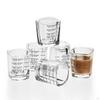 Glasses of Espresso Glass Measuring Cup Heavy for Measurement Kitchen Tool Incremental