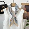 Silk Scarf Neck 70 Square Scarf New Printing Small Fresh Versatile Streamer Neck Protector Scarf Shawl