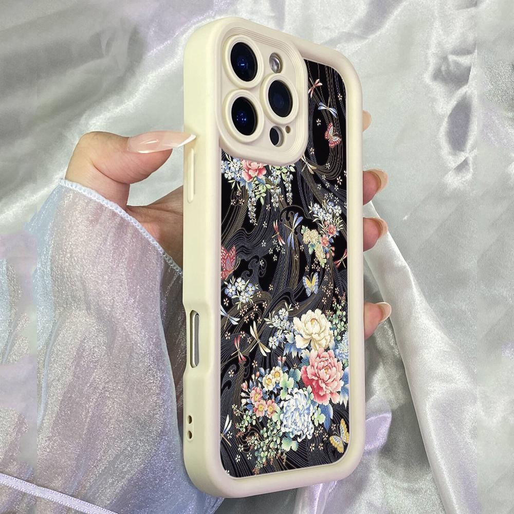 JT61 Красивые Цветы Стрекозы Redmi Note 15 Pro Huawei Honor Realme Infinix Tecno itel Motorola Google Все Модели Ангельские Глаза Мягкий ТПУ Чехол для Телефона