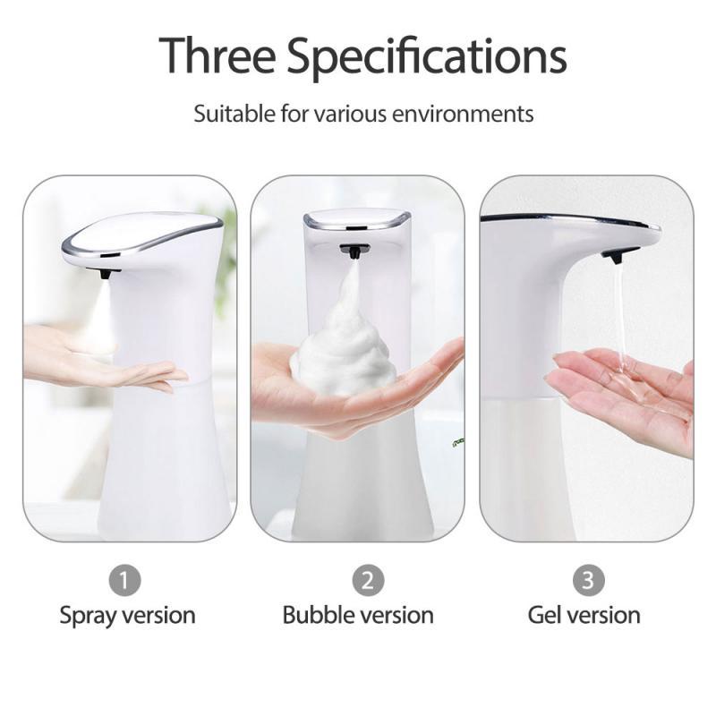 Automatic Dispenser Touchless Liquid Soap Dispenser Infrared Sensor Hand Washer Bathroom Kitchen Spray Foam Gel Pump Gel Disinfection Tool | Liquid So