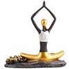 Resin Yoga Lady Home & Office Decor Showpiece