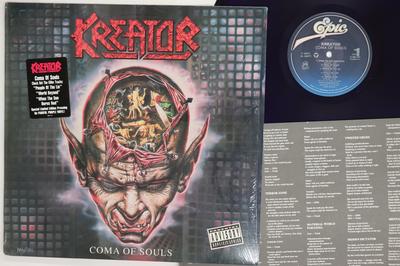 Виниловая пластинка KREATOR Coma Of Souls E46971 EPIC 1990 US Metal Б/у