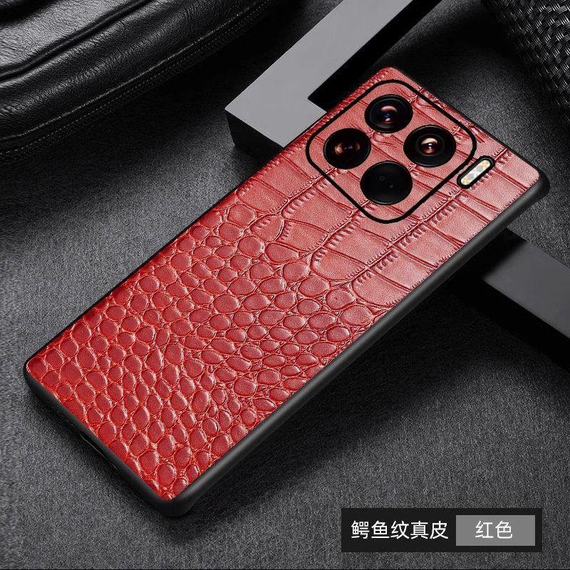 Genuine Leather Phone Case for Xiaomi 15 Ultra 14 13 11 Lite 12s Pro, Civi 3 2 1s Mix4 Crocodile Pattern Hard Protective Cover