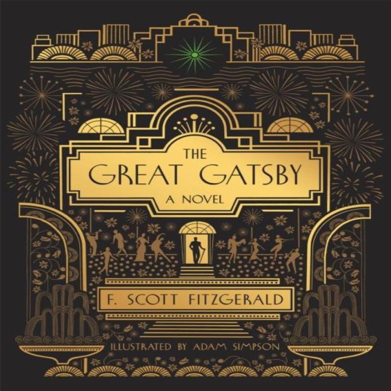 The Great Gatsby A Novel by F. Scott Fitzgerald Hardback Book 9780762498130