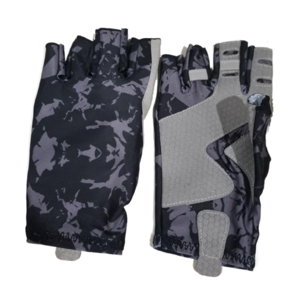 Перчатки без пальцев, перчатки с половиной пальцев для рыбалки, защита от солнца, перчатки для морской рыбалки, для активного отдыха