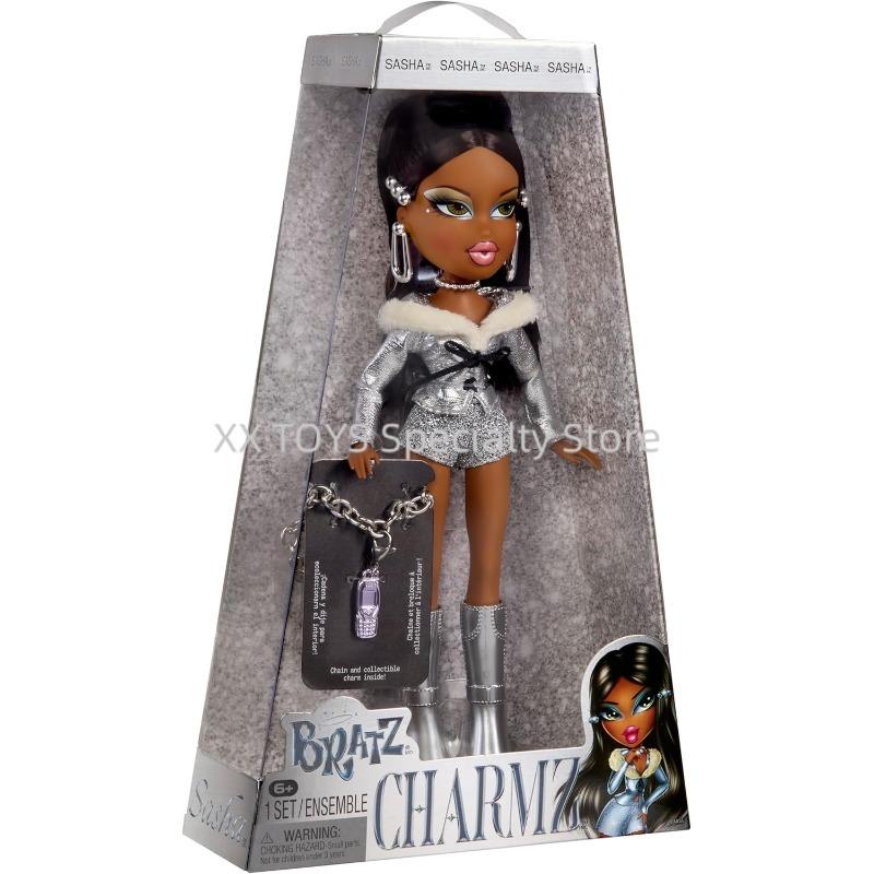 Модные куклы Bratz Charmz Коллекция Металлический Серебряный: Саша Клои Жасмин Джейд Коллекционный Браслет-Шарм Подарок для Детей Игрушки
