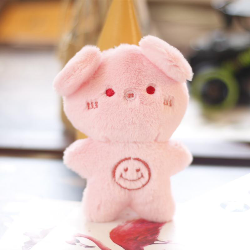 Милая маленькая лягушка подвеска плюшевая игрушка маленькая желтая кукла цыпленок свинья сумка подвесная маленькая кукла панда