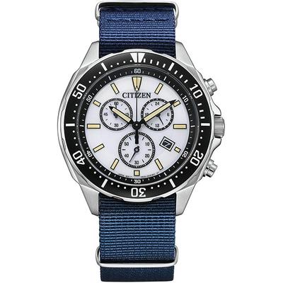 Мужская AT2500-19A ( Смотреть КОЛЛЕКЦИЯ CITIZEN Eco-Drive) Круглые часы из синей нержавеющей стали