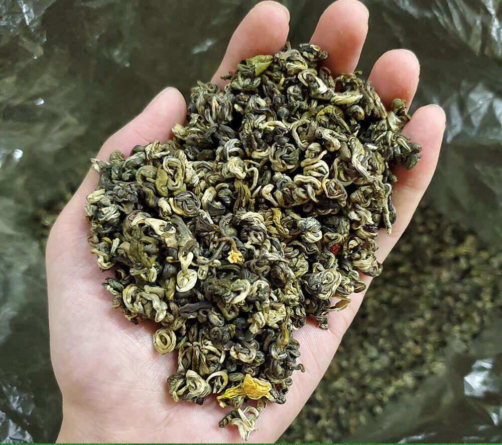 Новинка 2023 года, чай с жасмином, серебристые волосы, маленький белый бутон, чай Biluochun, 500 г/1,1 фунта