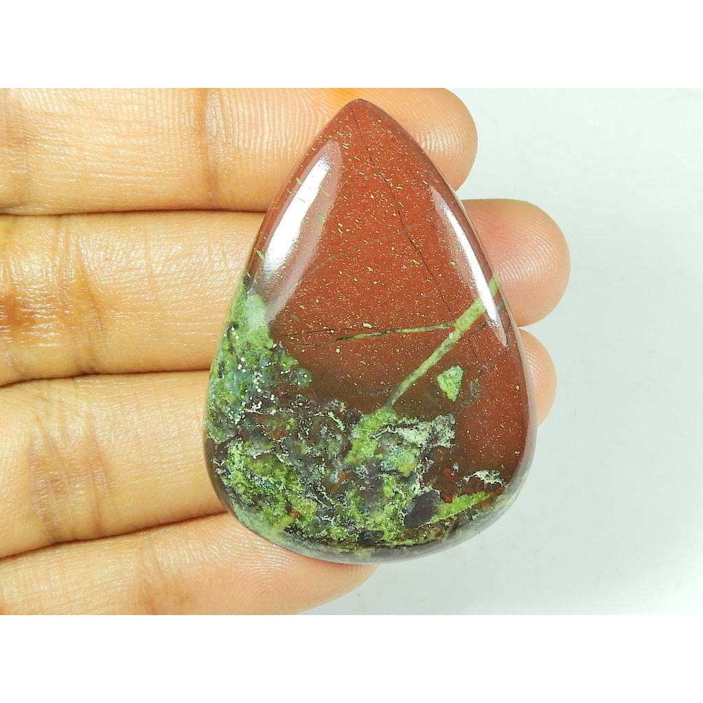 30X41X06 ММ Натуральный Драконий Яшма форма груши Кабошон Свободный Драгоценный Камень 67 Карат. SY-475