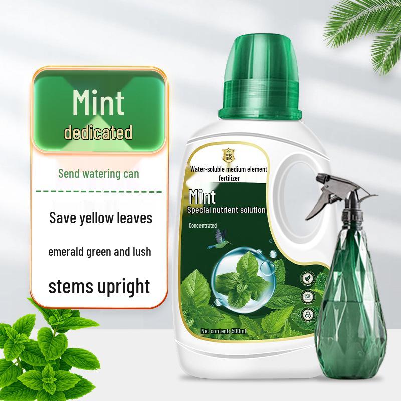 Органическое жидкое удобрение для гидропонной мяты и горшечных растений