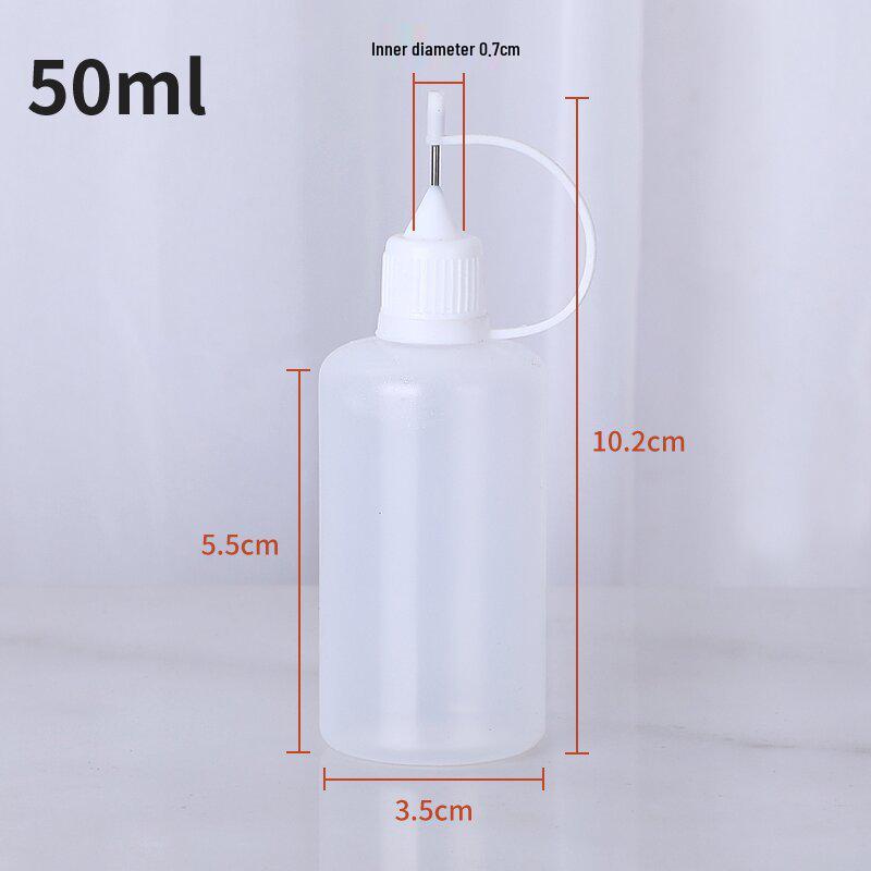 ПЭ-бутылка с игольчатым дозатором для эфирных масел, пигментов, клея и чернил