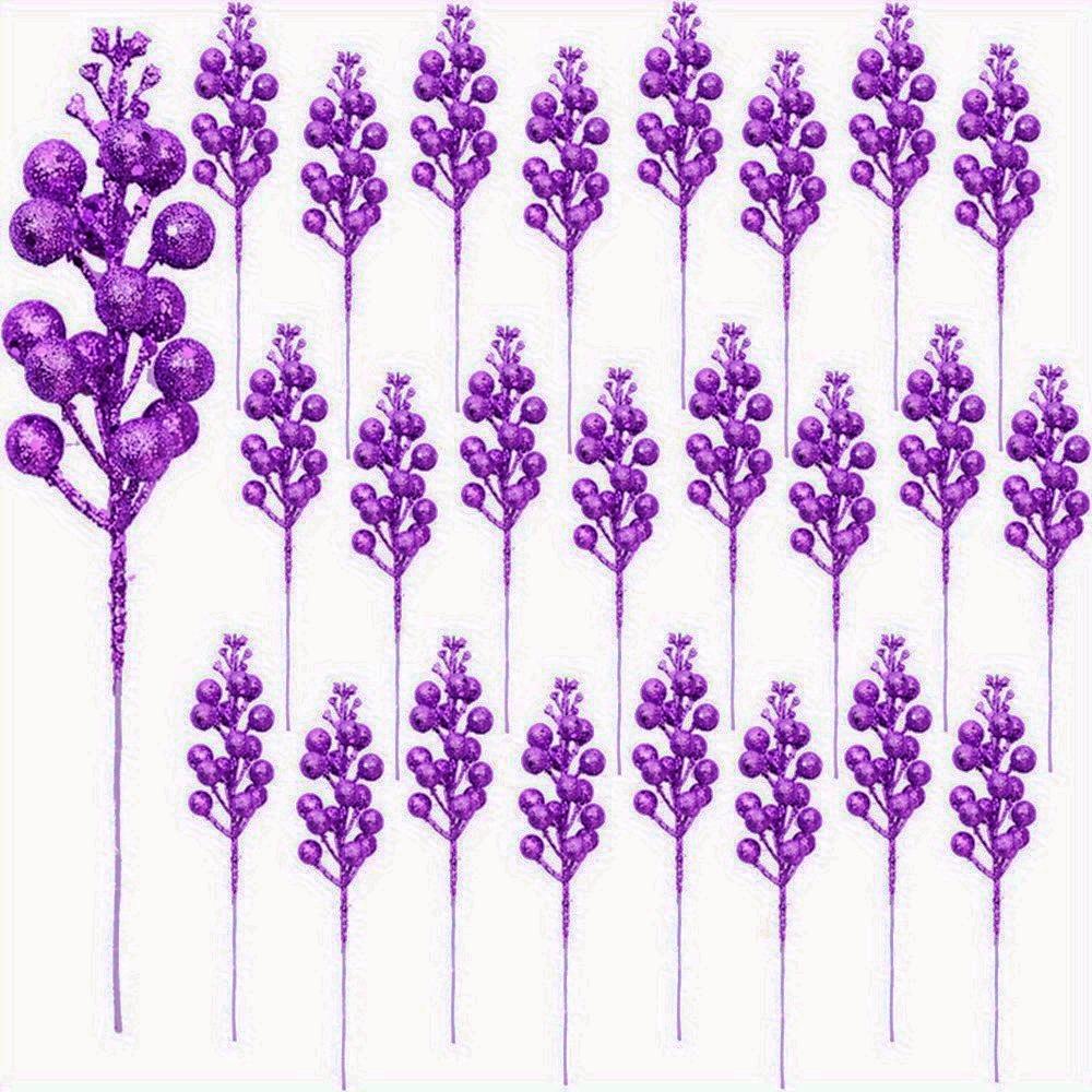 10pcs Christmas Decoration Artificial Berry Bouquet Xmas Tree Ornaments for Home Decor New Year 2026 Party Supplies Accessoriees