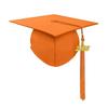 Выпускной колпак с кисточкой 2025 года, выпускной колпак унисекс для взрослых 2025 года, матовый для бакалавра средней школы