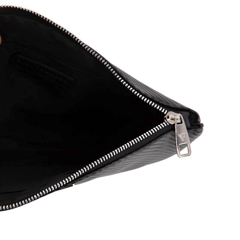 BILL TORNADE Men's Carbon Textured Wristlet 30x20x2cm