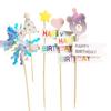 Candles Korean Flag Cake Decoration Happy Birthday Birthday Cake Plugin  Party Supply
