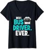 School Bus Driver Best Bus Driver Ever School Bus Ladies' V-Neck Tshirt Unisex T-Shirt