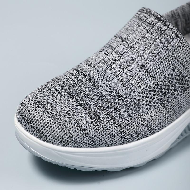 Женская прогулочная обувь, нескользящая ортопедическая обувь на воздушной подушке, женские сабо на платформе, дышащие женские кроссовки на танкетке