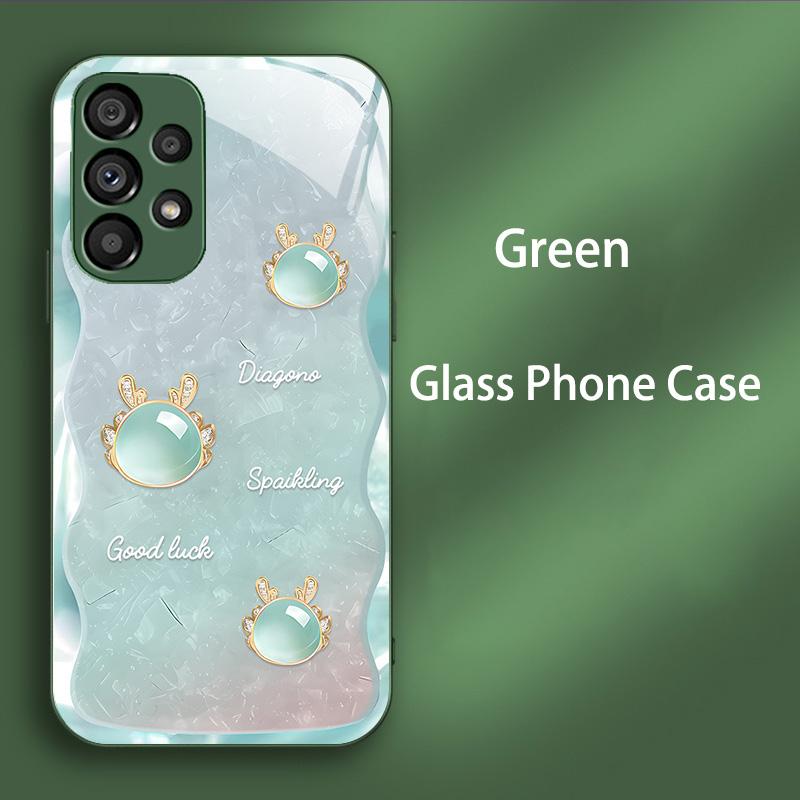 Luxury Tempered Glass Case for Samsung Galaxy A52 A52S A72 A22 A13 Lte A12 M12 A50 A50S A30S A20S Hard Shockproof PC Cover Funda