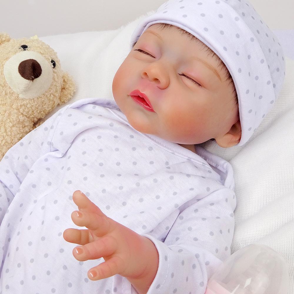 18-дюймовая кукла Даррен Реборн: Мягкая виниловая игрушка для младенцев, расписанная вручную