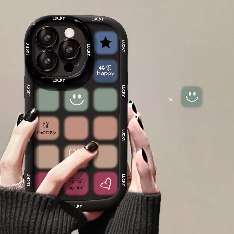 Подходит для Pura70 Huawei Nova11 Чехол для мобильного телефона Oppo Клетчатый Милый Кролик VivoS18 Силиконовый Xiaomi 14